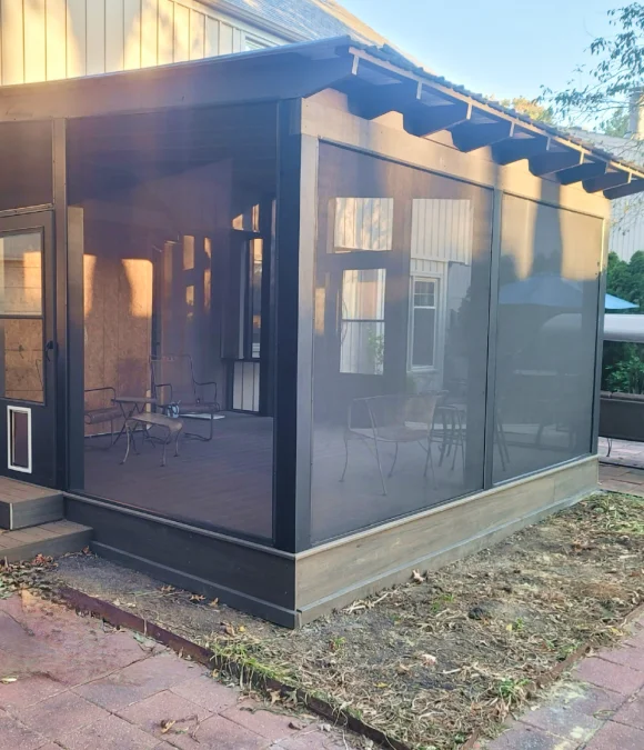 Screened Porch Construction slider